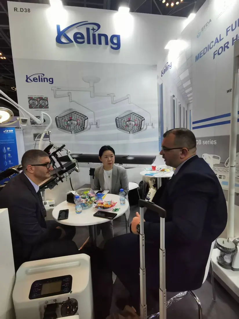 Keling Medical booth at Arab Health — photo 2