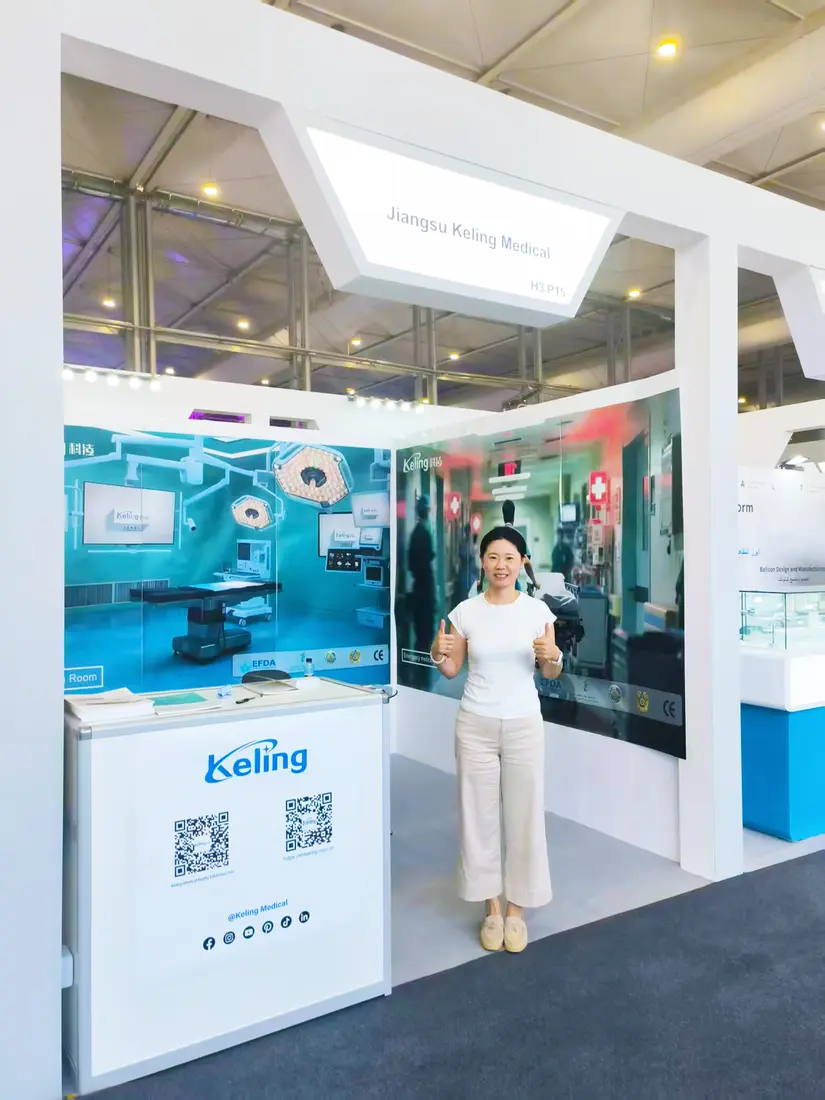 Keling Medical booth at Global Health Exhibition — photo 1