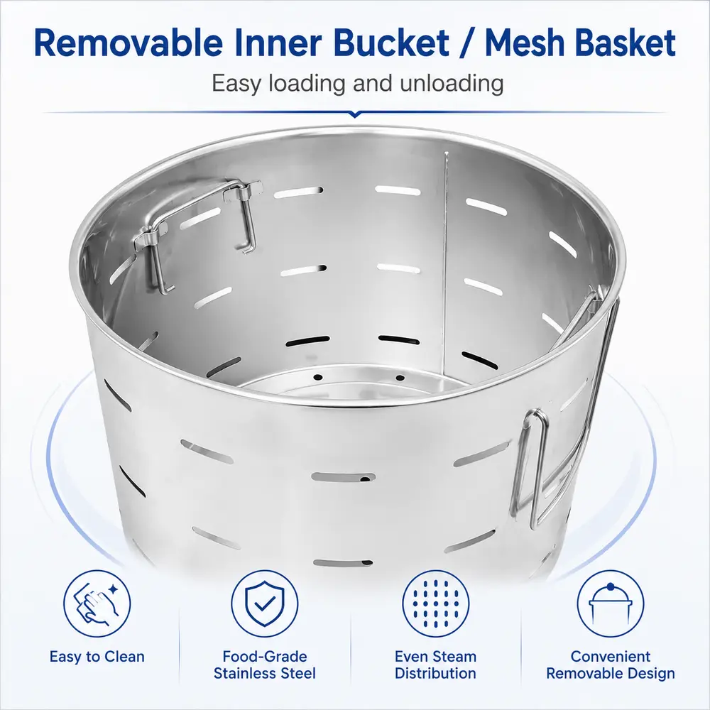 KLL-B Series Vertical Autoclave (Automatic, Digital Display) — construction and feature detail 4