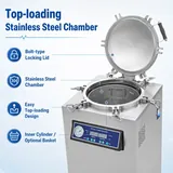 KLLS-B Series Vertical Autoclave (Bolt-Type, Digital Display) — product image 4