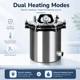 KLS-280C/C+ Portable Autoclave (Coal & Electric Dual Heating) — product image 4
