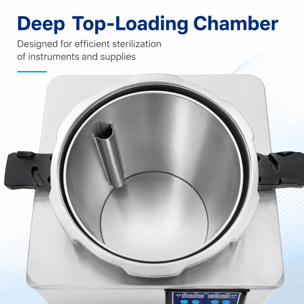 KLS-29KF Portable Autoclave (Quick-Open Automatic) — construction and feature detail 2