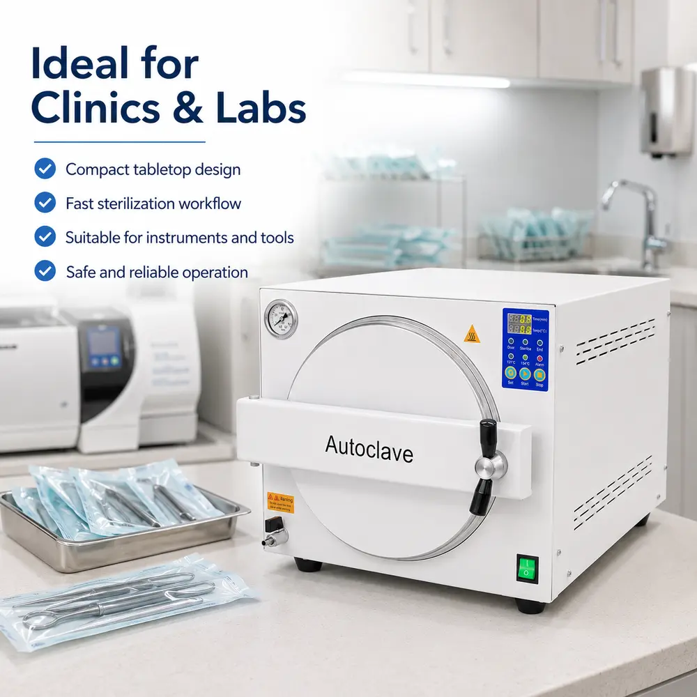 KLT-A Series Benchtop Autoclave (Class N) — construction and feature detail 3