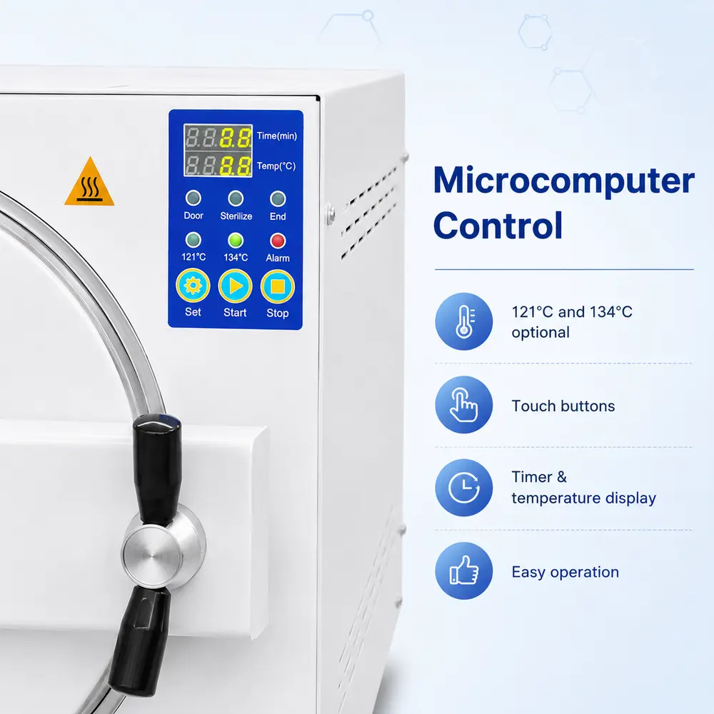 KLT-A Series Benchtop Autoclave (Class N) — construction and feature detail 4