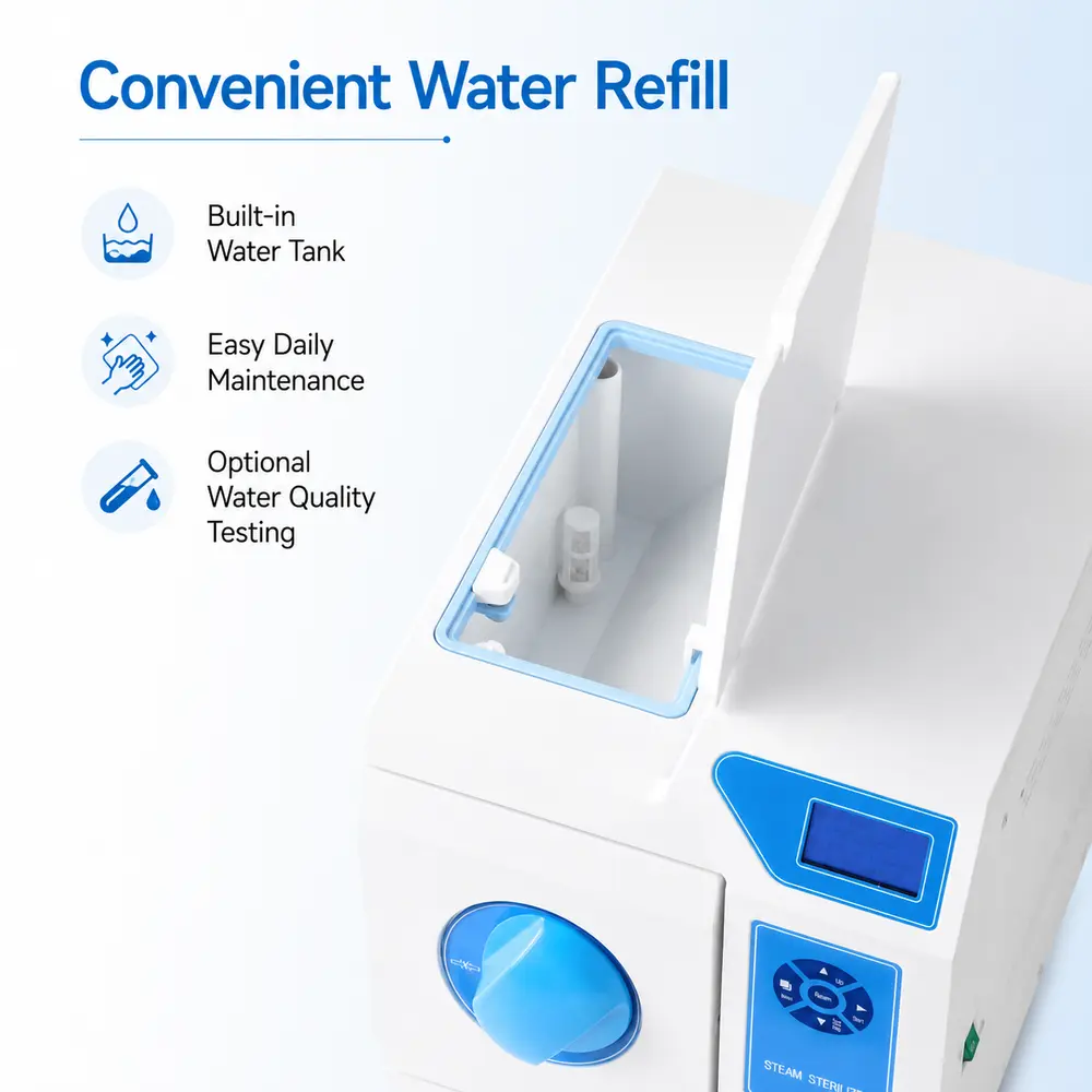 KLT-B Series Benchtop Autoclave (Class B) — construction and feature detail 2